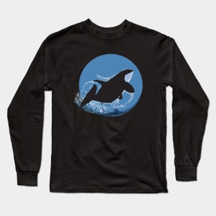 Whale Happy Orca Long Sleeve T-Shirt